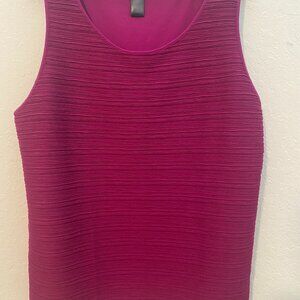 Ann Taylor, XL, Sleeveless Tank, Raspberry, Wear to Work